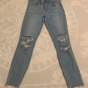 American Eagle distressed jeans size 12